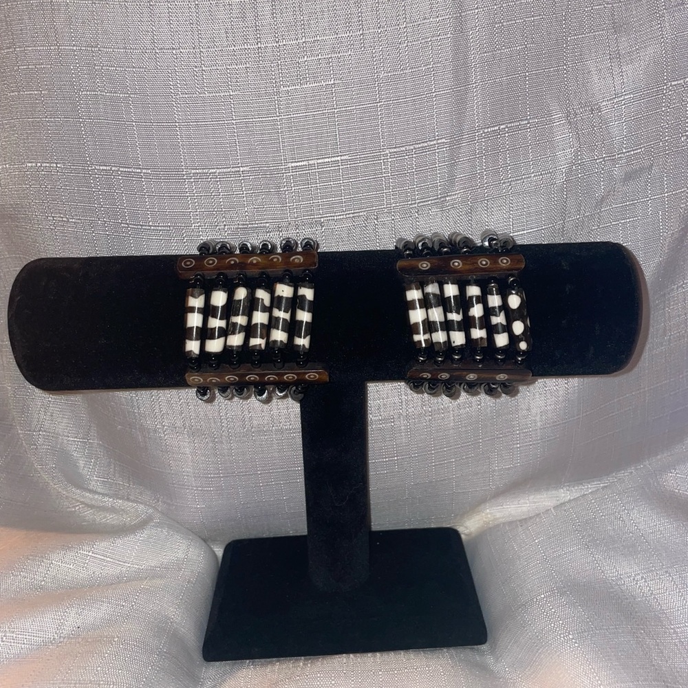 Handcrafted Beaded Cuff Bracelet